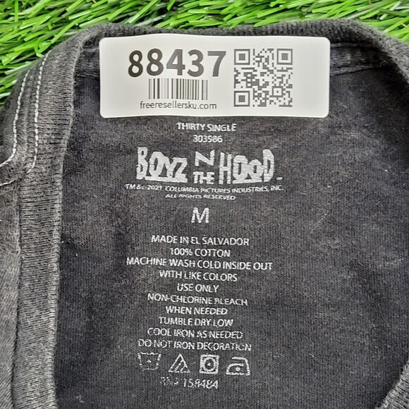 Boyz-n-the-Hood Shirt Medium 21x26 90s Faded Black Tee John-Singleton Film - Picture 11 of 11